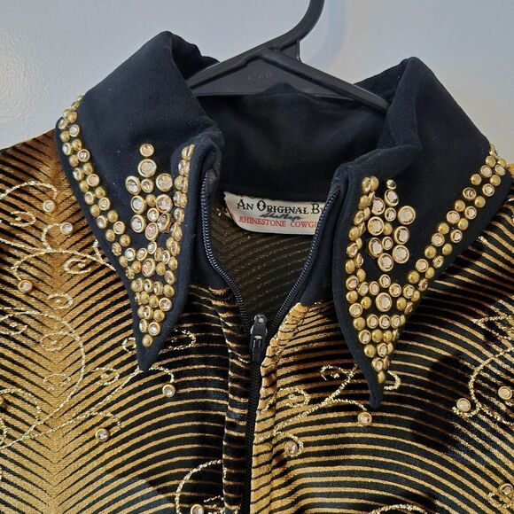 Rhinestone Cowgirl Show Top Jacket Western Wear Horse  Riding Embellished - Picture 3 of 13